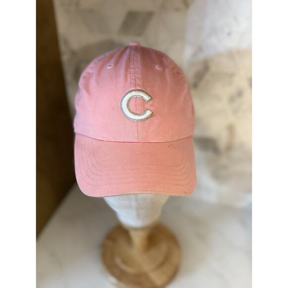 CHICAGO CUBS YOUTH ADJUSTABLE STRAPBACK BASEBALL HAT/CAP, PINK, SPORTS/OUTDOOR - Picture 1 of 7